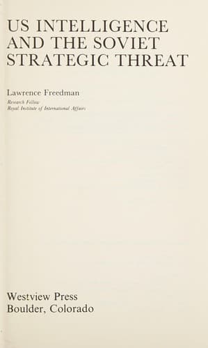 Cover image for U.S. intelligence and the Soviet strategic threat