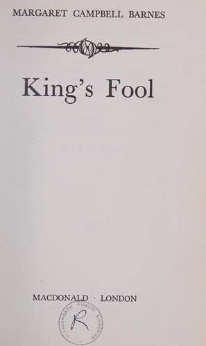 Cover image for King's fool