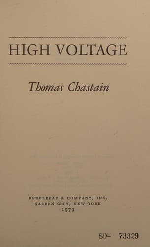Cover image for High voltage