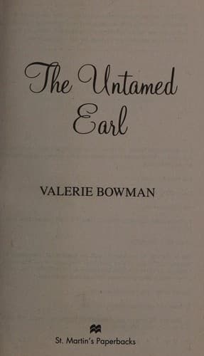 Cover image for The Untamed Earl