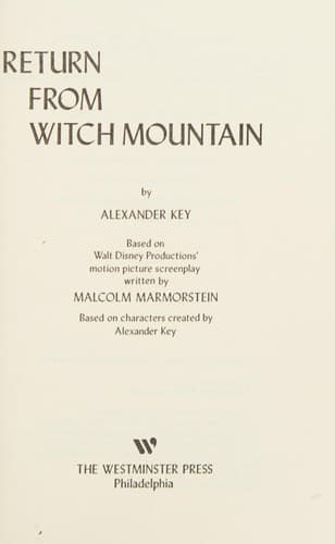 Cover image for Return from Witch Mountain