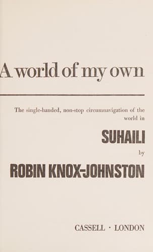 Cover image for A world of my own