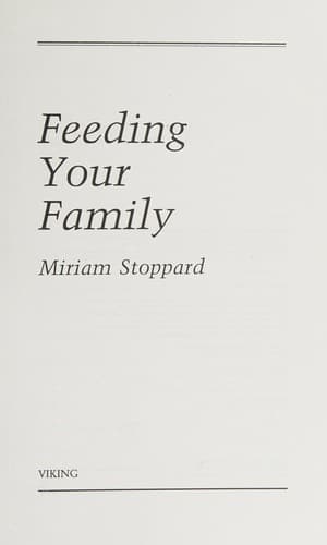 Cover image for Feeding your family