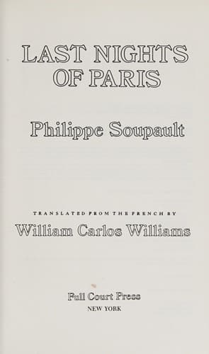 Cover image for Last nights of Paris