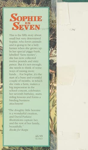 Cover image for Sophie is seven.