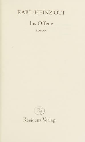 Cover image for Ins Offene