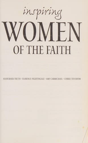 Inspiring women of the faith