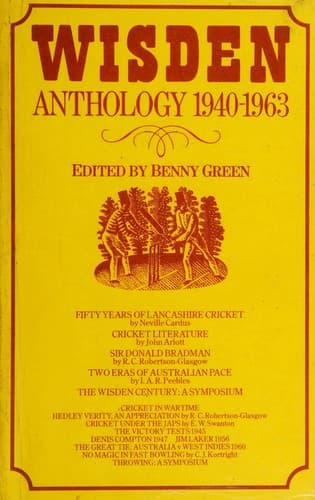 Wisden anthology 1940-1963