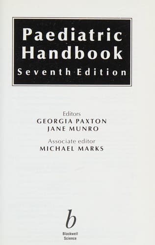 Cover image for Paediatric handbook.