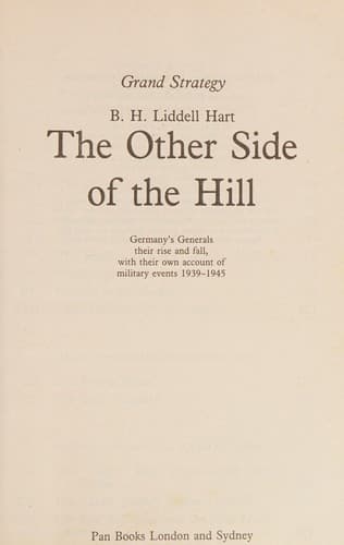 Cover image for The other side of the hill