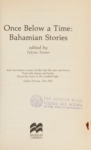 Cover image for Once below a time