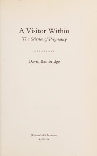 Cover image for A visitor within