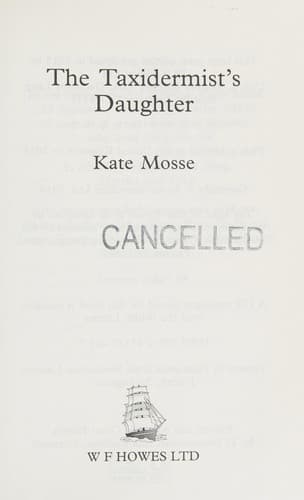 Cover image for The taxidermist's daughter