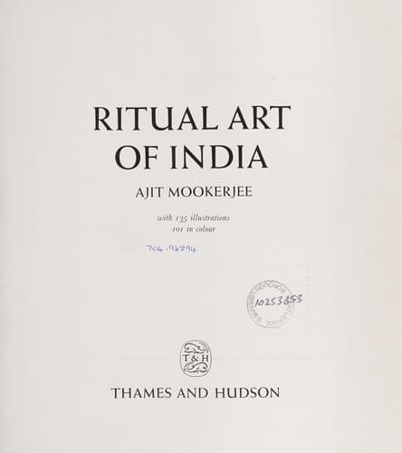 Cover image for Ritual art of India