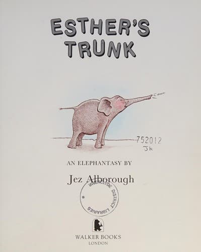 Cover image for Esther's trunk
