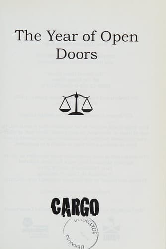 Cover image for The year of open doors