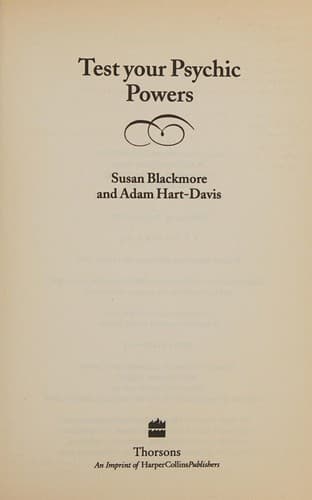 Cover image for Test your psychic powers