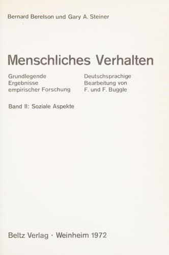 Menschliches Verhalten