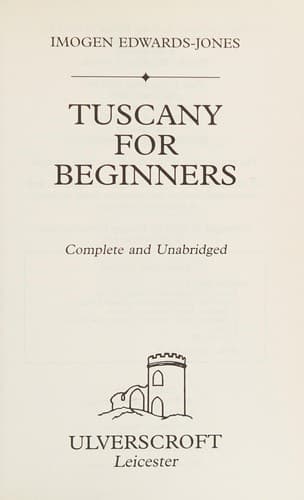 Cover image for Tuscany for beginners
