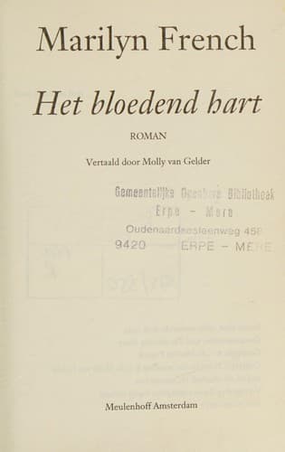 Cover image for Het bloedend hart