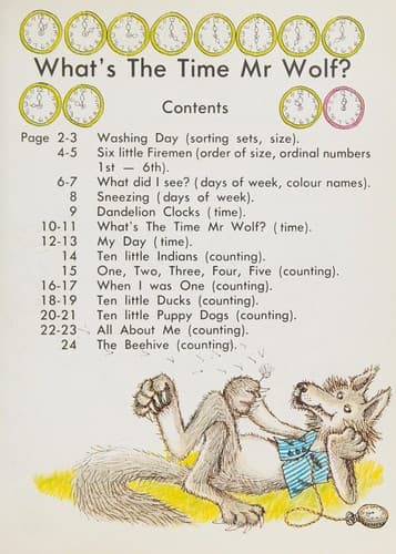 Cover image for What's the time Mr Wolf?