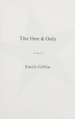 Cover image for The one & only