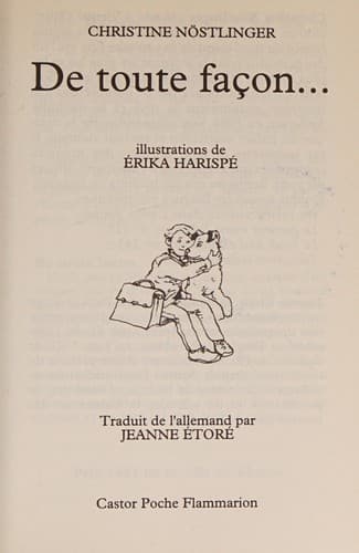 Cover image for De toute façon...