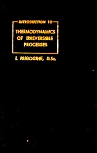 Cover image for Introduction to thermodynamics of irreversible processes.