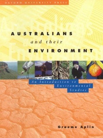 Cover image for Australians and their environment