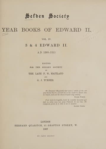 Year books of Edward II