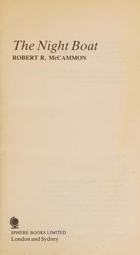 Cover image for The night boat