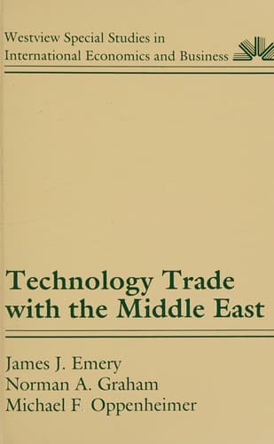 Cover image for Technology trade with the Middle East
