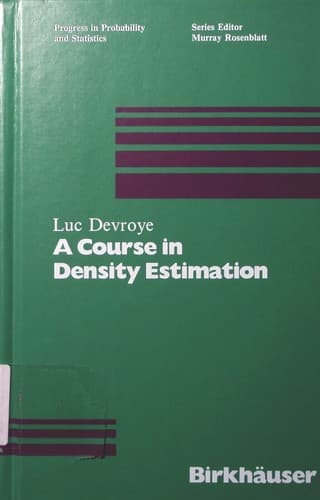 Cover image for A course in density estimation