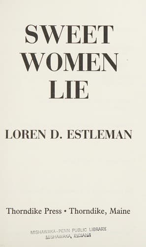 Cover image for Sweet women lie