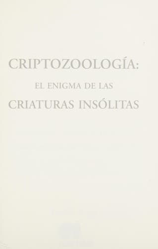 Criptozoología