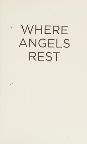 Cover image for Where angels rest