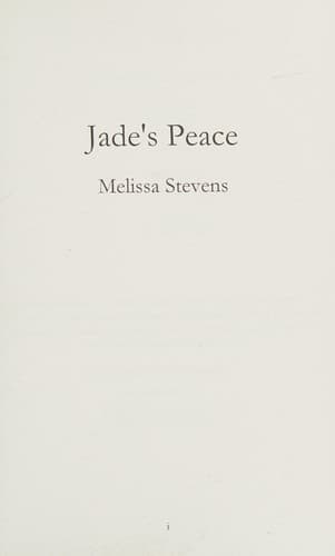 Cover image for Jade's Peace