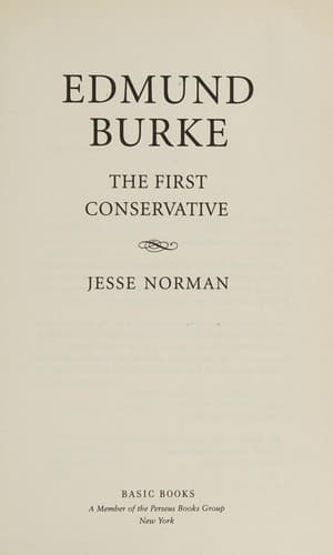 Cover image for Edmund Burke