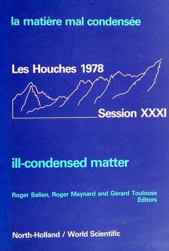 Cover image for La Matière mal condensée =