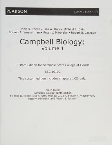 Cover image for Campbell biology