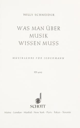 Was man über Musik wissen muss