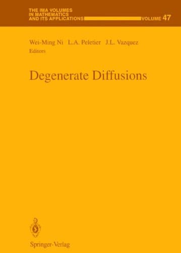 Cover image for Degenerate diffusions