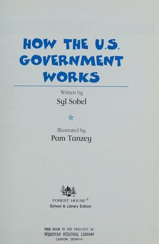 Cover image for How the U.S. government works
