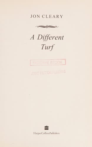 Cover image for A different turf