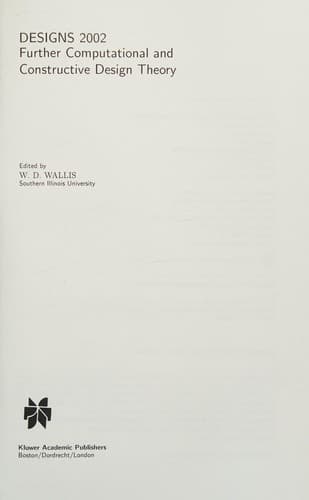 Cover image for Designs 2002