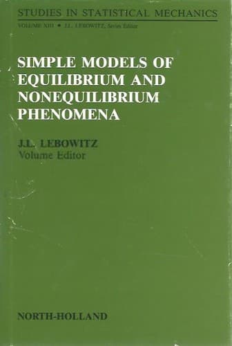 Cover image for Simple models of equilibrium and nonequilibrium phenomena