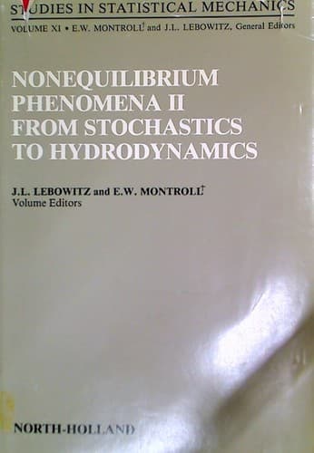 Cover image for Studies in statistical mechanics.
