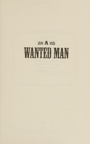 Cover image for A wanted man