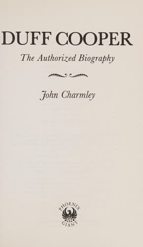 Cover image for Duff Cooper