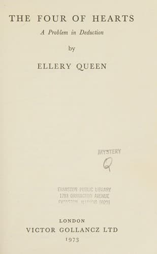 Cover image for The four of hearts